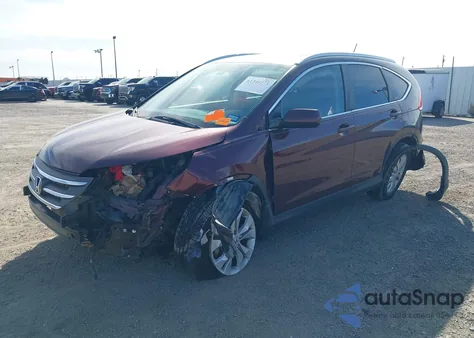 2012 Honda Cr-V Ex-L из США, поврежденный, VIN 5J6RM3H72CL035490